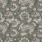 Preview: Canvas Baumwolle - Green Flowers | Meterware